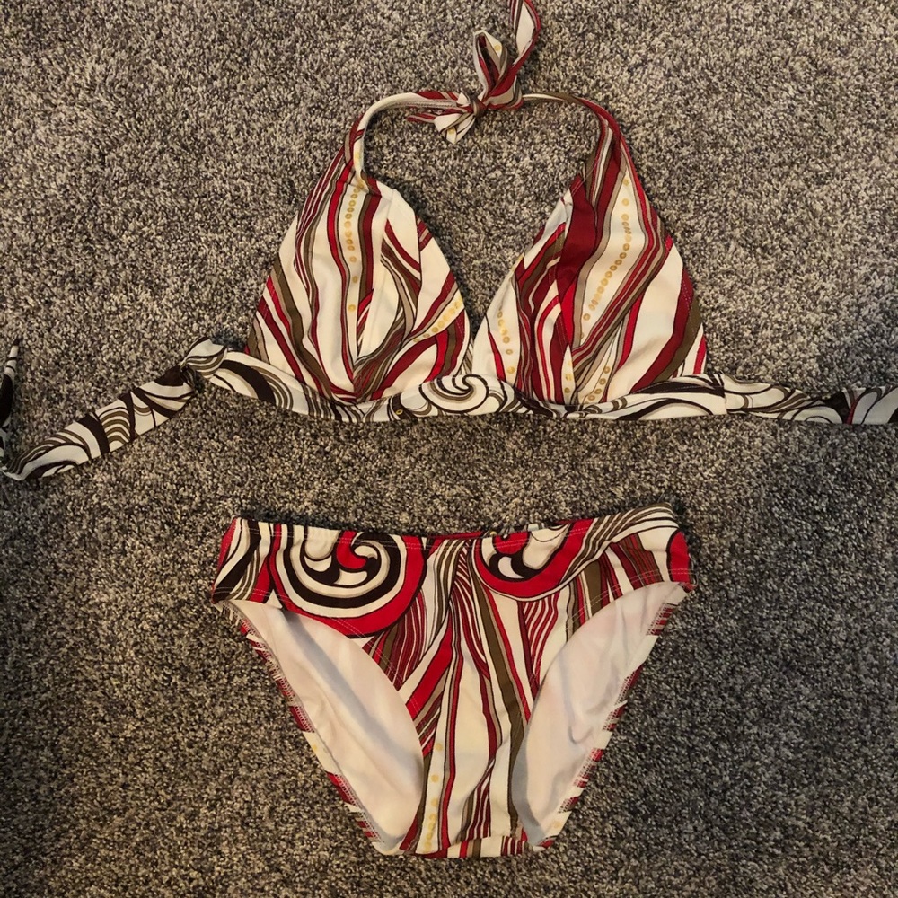 Tara Grinna swimsuit.